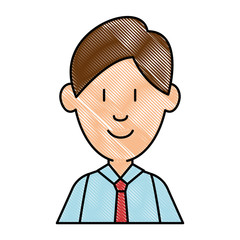 businessman elegant avatar character