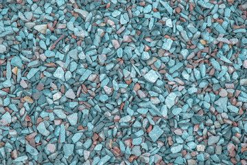 gravel texture toned in blue