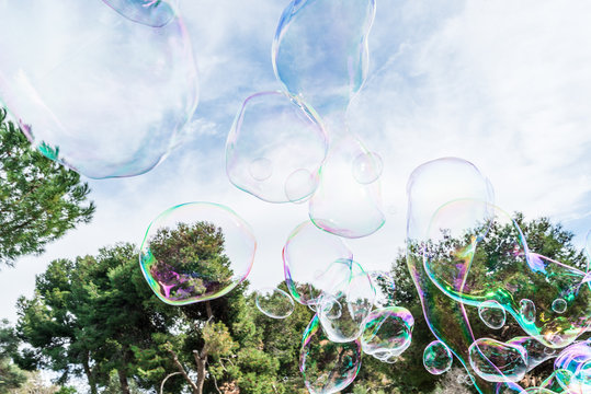 Giant Bubble Blower.in The Park