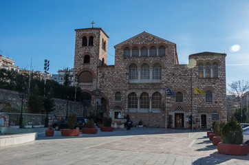 Fototapeta premium Saint Demetrius Basilica in Thessaloniki, Greece.