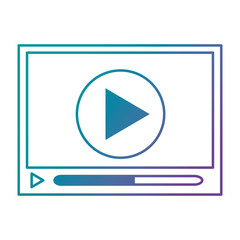 media player isolated icon