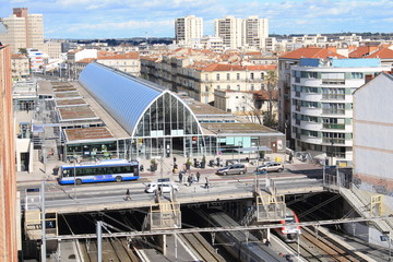 Gare de Montpellier, Hérault, France