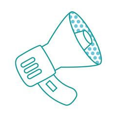 megaphone sound isolated icon vector illustration design