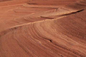 Pierre au fond d'un canyon