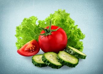 Fresh vegetables salad