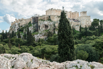Fototapeta na wymiar Athens - remains of ancient culture 