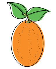 tree tomato fruit icon over white background, colorful design. vector illustration