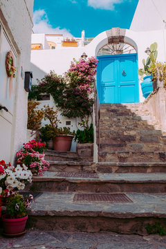 Mediterranean style island house.