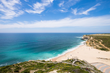 Ribeira dilhas beach in Ericeira, Portugal