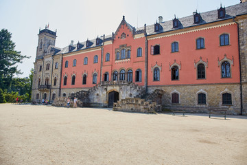 Fototapeta na wymiar Neo Gothic castle Sychrov