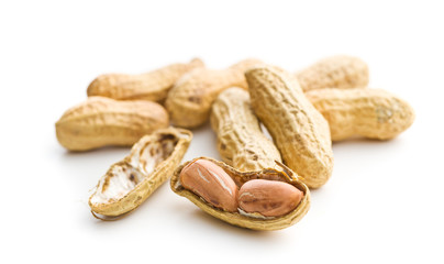 The peeled peanuts.