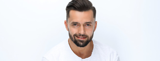 Obraz premium closeup.modern, relaxing young man