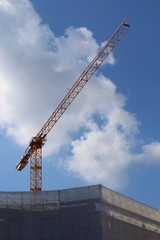 Fototapeta na wymiar Cantiere edile e lavori in corso - ristrutturare