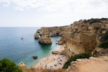 Lagos, Portugal on a cloudy day