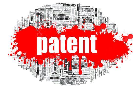 Patent word cloud