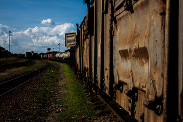 Old railway in Tanzania