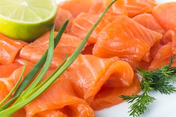 smoked salmon for dinner...