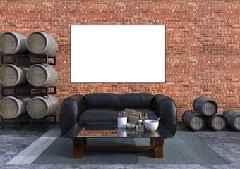 3d rendering interior background