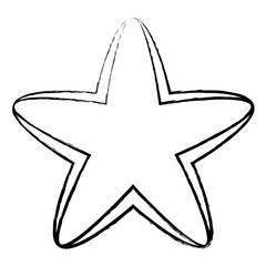 carambola or stair fruit icon over white background, vector illustration