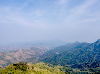 Mountains view,Mountains in the North of Thailand,Nan Province