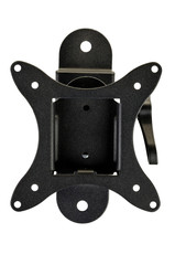 Black bracket for TV on a white background isolation