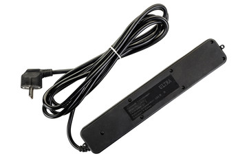 black network extension on white isolated background