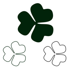Clover illustration . Vector