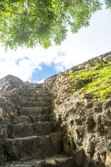 Belize, Central America, Altun Ha Temple.