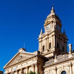 in south africa close up of the   city hall