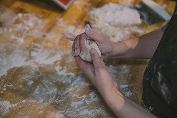 preparing dough 3
