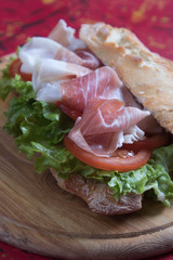 Italian submarine sandwich