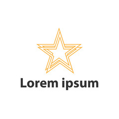 Star Logo Template Vector