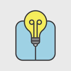 Illustration of light bulb