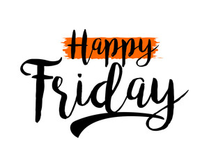 happy friday typography typographic creative writing text image 2