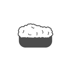 top of milk icon. Element of dairy icon. Premium quality graphic design icon. Signs and symbols collection icon for websites, web design, mobile app