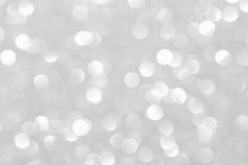 Silver Glitter Abstract Background