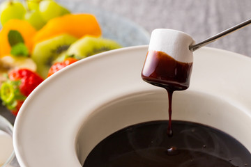 チョコレートのデザート