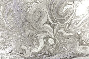 Marble abstract acrylic background. Natural marbling artwork texture.