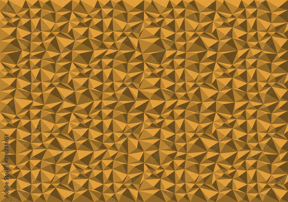 Poster abstract yellow polygon pattern background texture vector illustration.