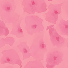 Delicate floral pattern. Pink silky watercolor seamless pattern. Nice watercolor abstract background 208. Hand Painted Art Print. Flowers Repeating Pattern. Cloth Swimwear Design, Wallpaper, Wrapping.