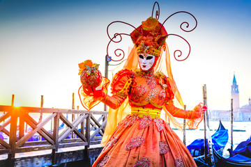 Obraz premium Venice, Italy - Carnival in Piazza San Marco