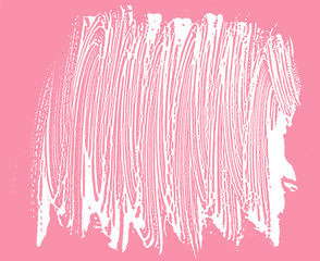 Natural soap texture. Alive bright pink foam trace background. Artistic immaculate soap suds. Cleanliness, cleanness, purity concept. Vector illustration.