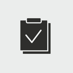 Checklist vector icon.