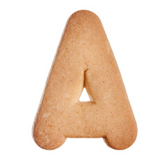 Cookie capital letter A