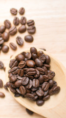 Coffee bean seed raw material for coffee drink