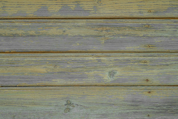 Old yellow weathered texture of wood