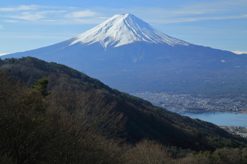 御坂峠からの富士山