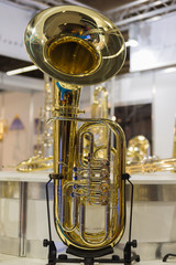 Verkaufsausstellung Blechblasinstrument