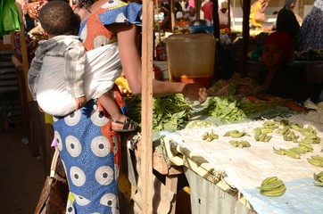 Marché de Bakoteh (Gambie)