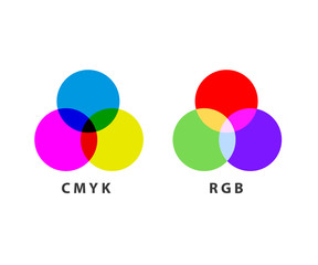 Cmyk and rgb vector